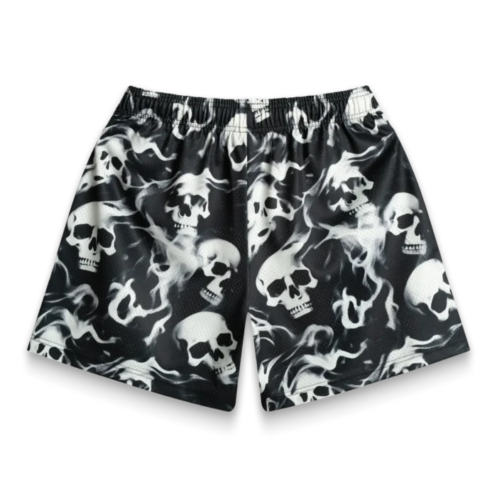 Bravest Studios Black Skelly Shorts (1)