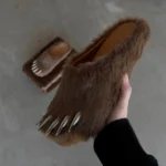 Bravest Studios Brown Bear Claw Mules (2)