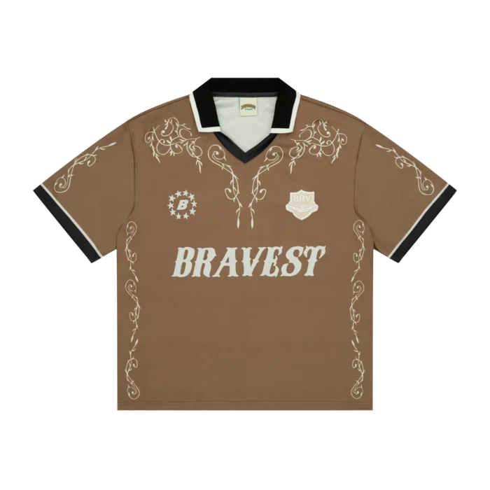 Bravest Studios Brown Western T Shirt (2)