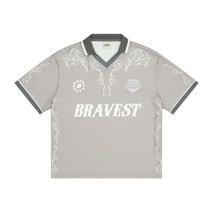Bravest Studios Grey Western T Shirt (2)