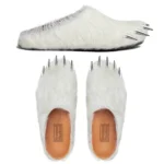 Bravest Studios White Bear Claw Mules (4)